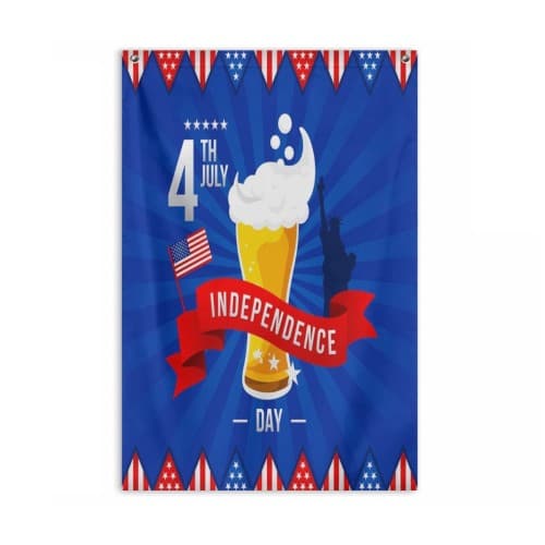 Vertical Single Layer Flag - Seamless Edge (120x180cm/4x6ft) | Polyester (Made in USA )